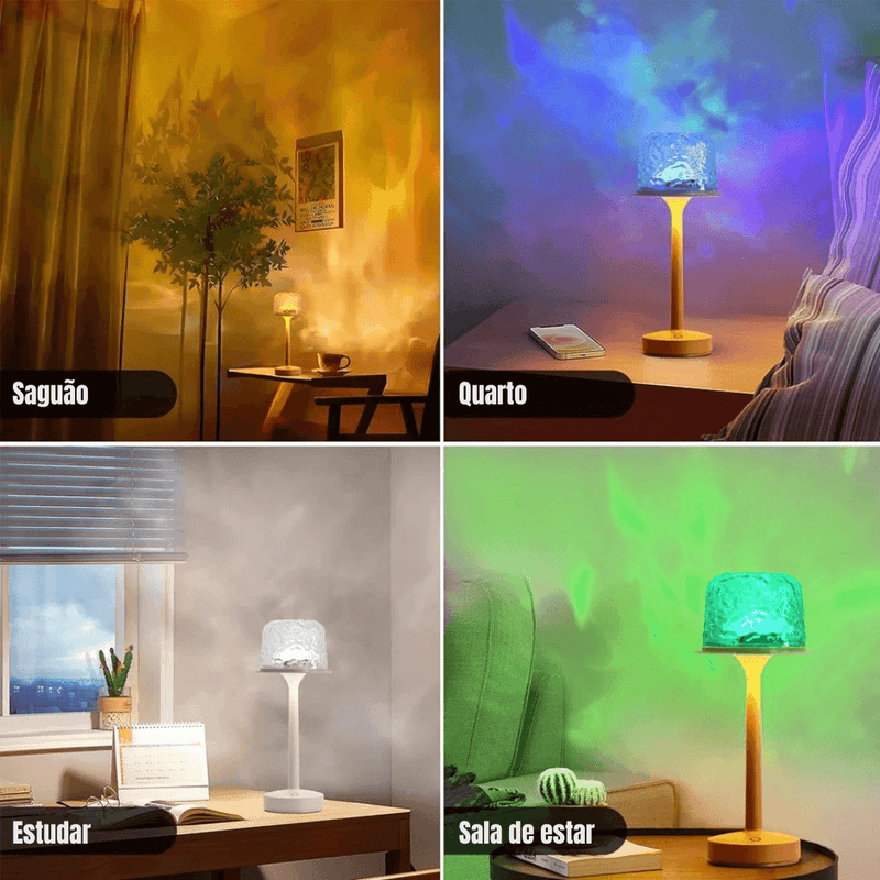 Luminária com 16 cores e efeitos de luz - GlowMood