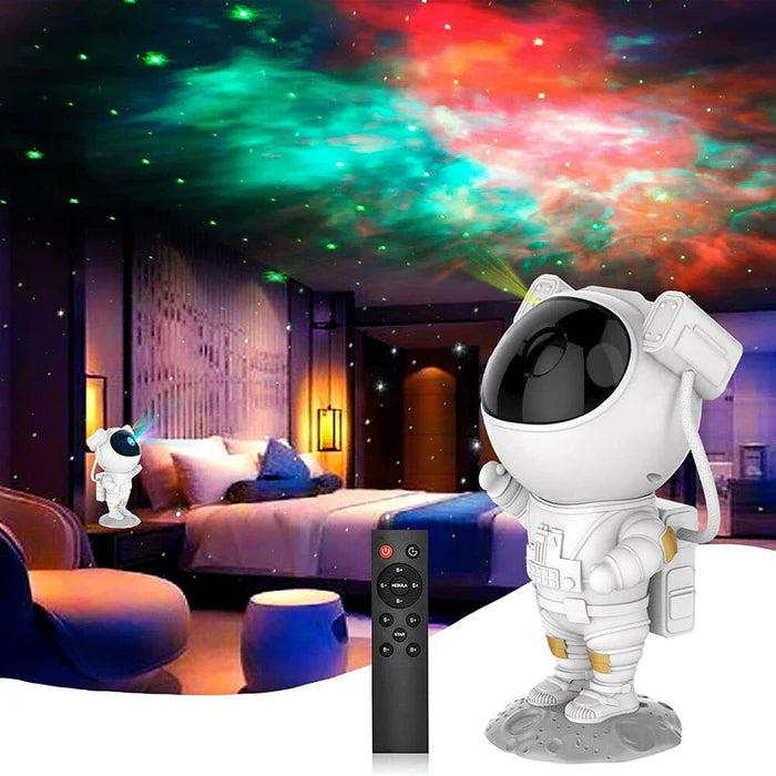 Projetor e Luminária de LED Giratório 360°: Galáxia, Lua e Estrelas - Starlux