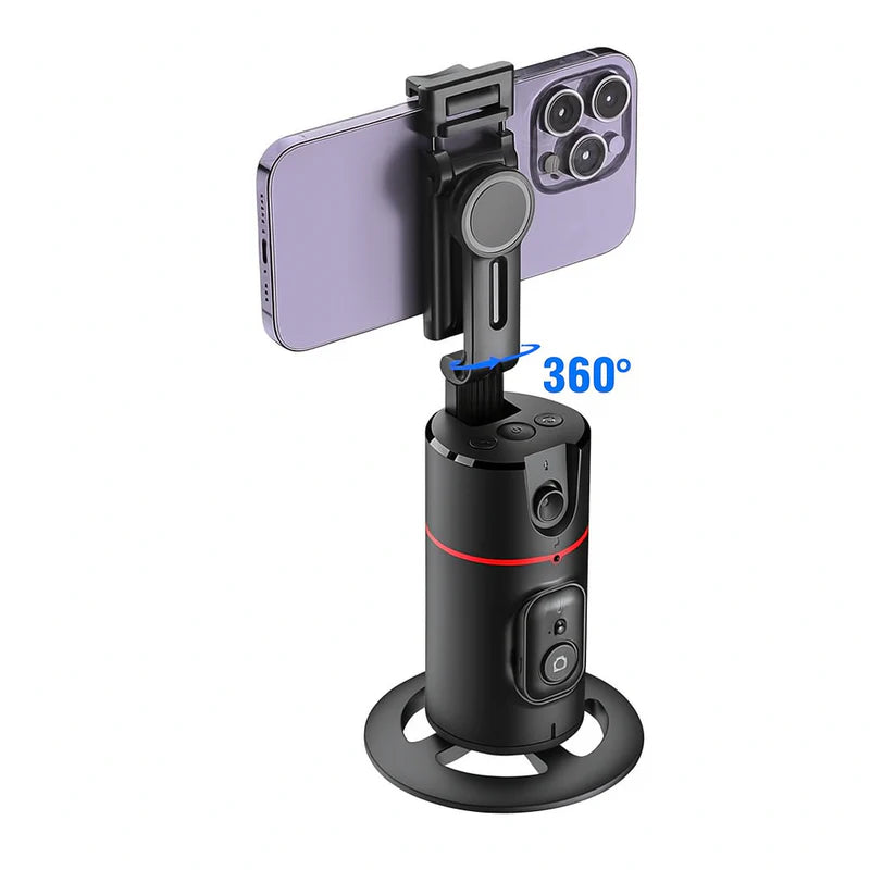 Tripé Pro Rotação 360° com Reconhecimento Facial e Gestual