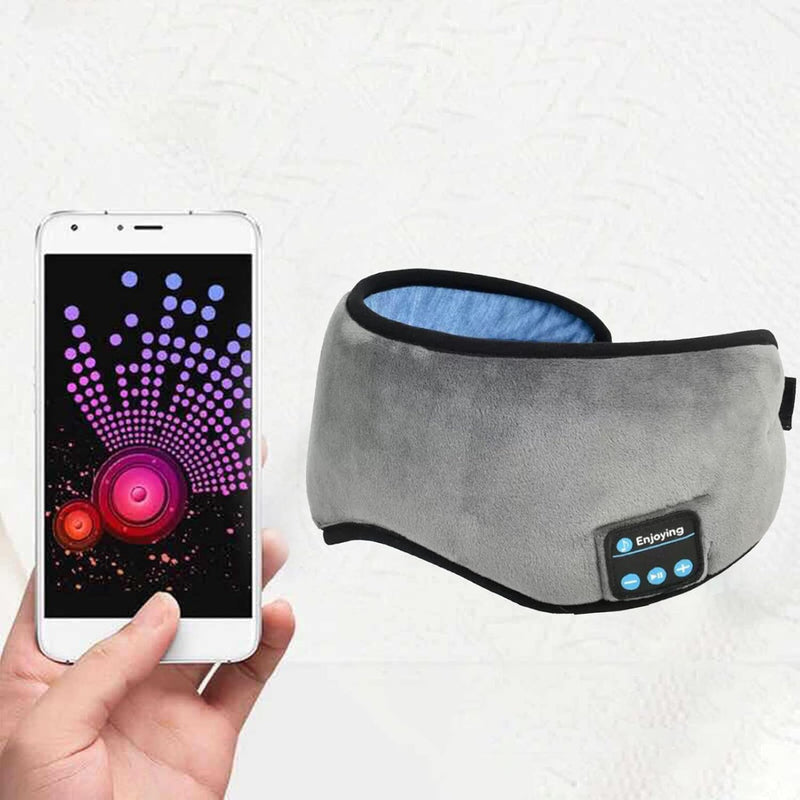 Máscara de Olho com Fone de Ouvido para Dormir Bluetooth