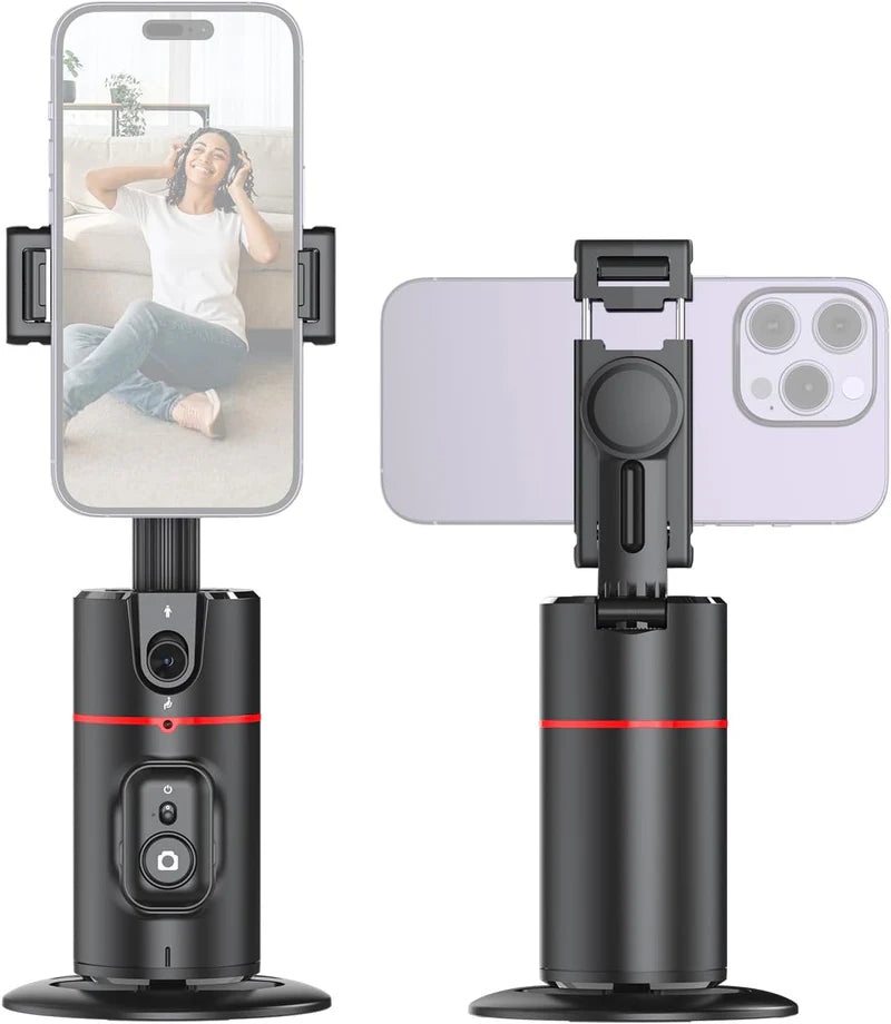 Tripé Pro Rotação 360° com Reconhecimento Facial e Gestual